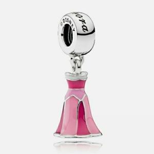 Pandora Disney Aurora's dress dangle charm.